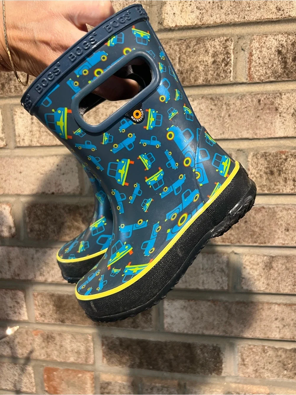 Bogs Toddler Rain Boots with Trucks
